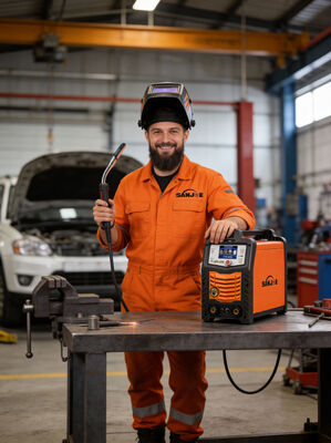 saldatrice a gas protettivo di impulso LCD dell'esposizione dell'invertitore della saldatrice di MIG 200A IGBT