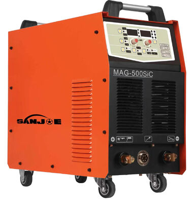 Saldatrice industriale 500A MIG con tecnologia inverter SiC e capacità di saldatura a flusso + gas